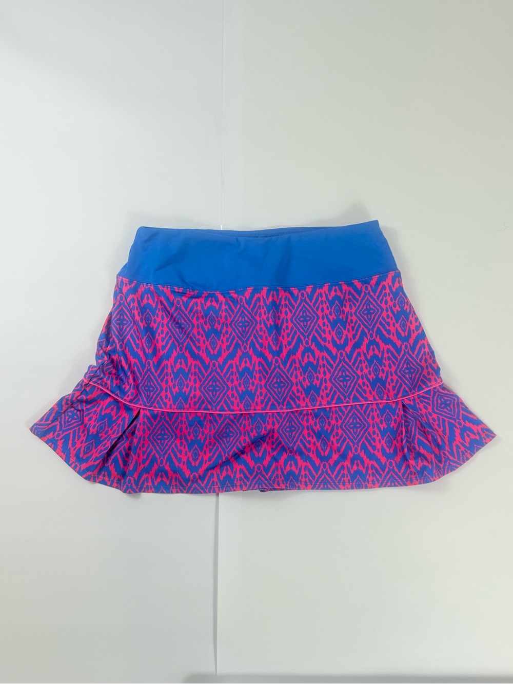 Birdies And Bows Tribal Tees Skort Blue Pink Golf Pickleball Tennis M